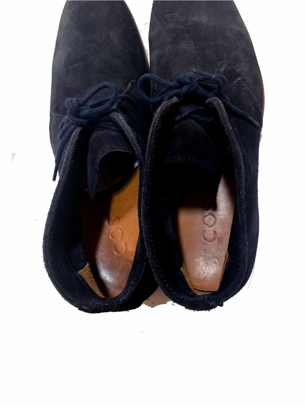 Cos Men's Navy Suede Chukka Boots